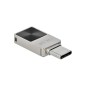 DeLOCK Mini Memory Stick 128GB USB-C 3.2 Gen 1 USB stick Sort Sølv